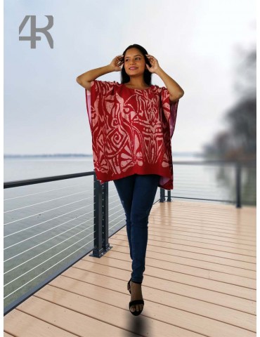 Round neck Bathik top 